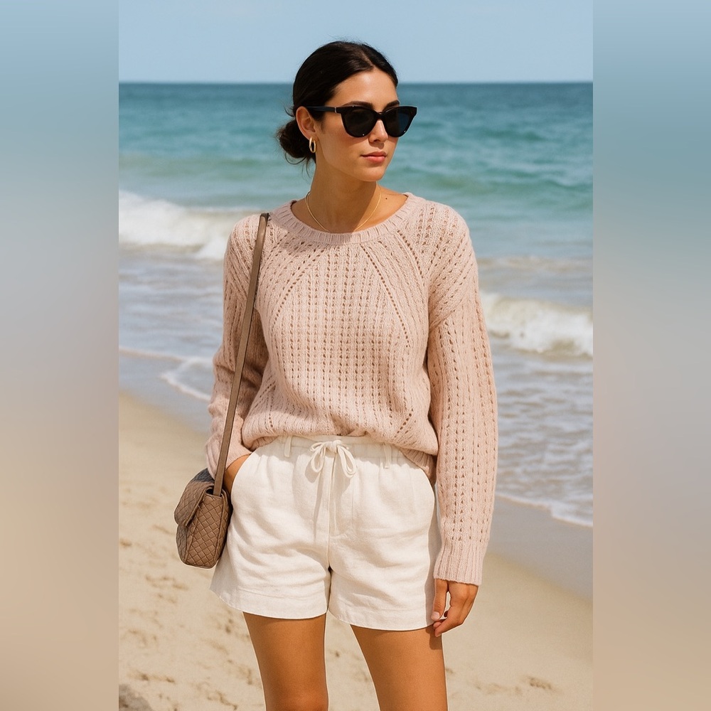 ANTROPOLOGIE | Sanctuary | Pink Mohair Wool Sweater | Med